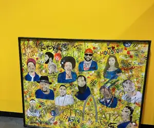 artwork on display at Mo City Eatz