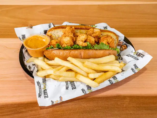Shrimp Po Boy Sandwich & Fry 